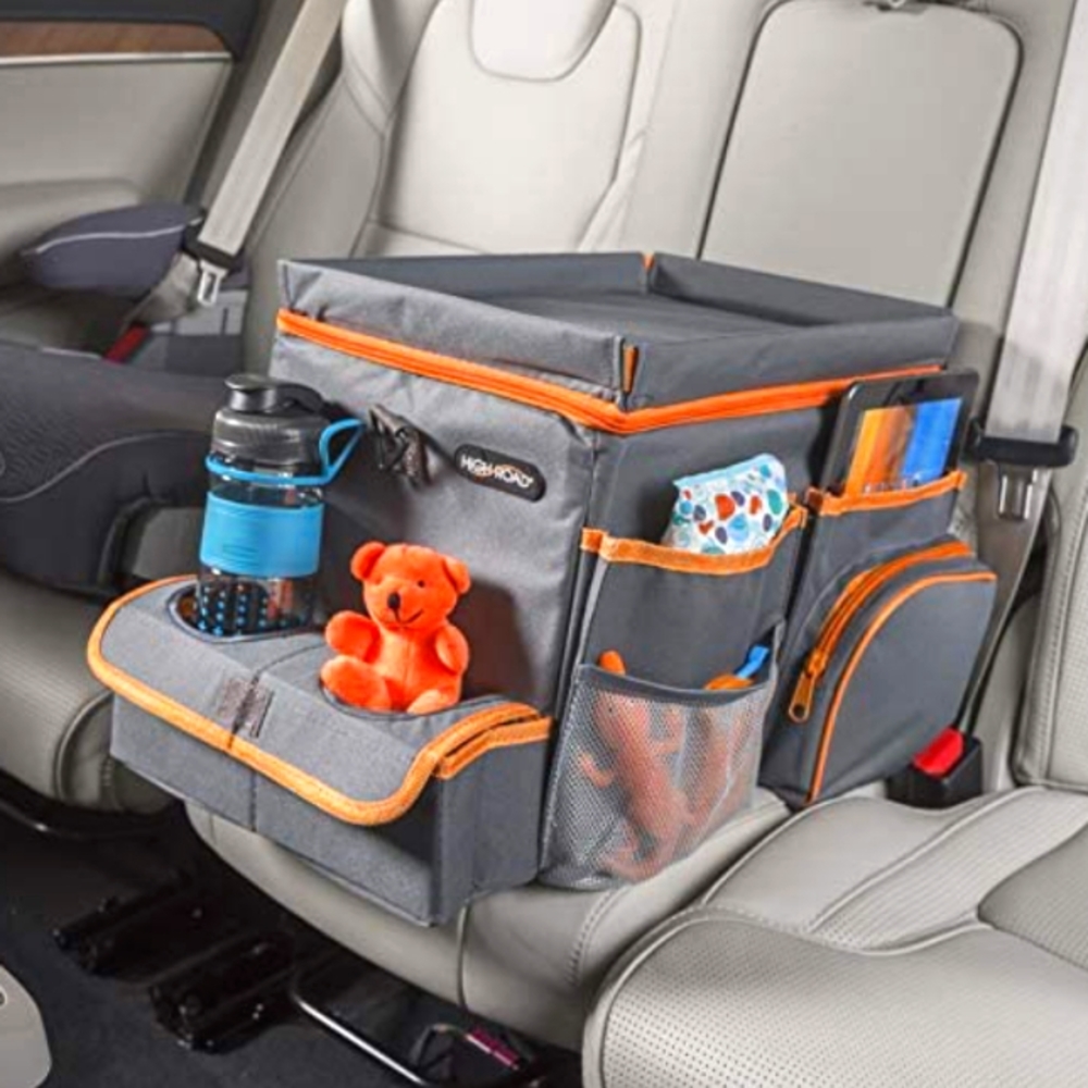 High Road Car Seat Organizer & Cooler with Cup Holder and Tray
